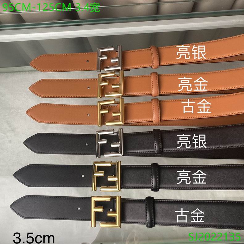 Fendi Belt 34mmX95-125cm 7D05